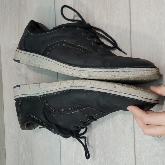 Josef Seibel Mens Ruben13 Plain Toe Leather Flats Sneakers boots shoes sz 14 - Picture 11 of 16